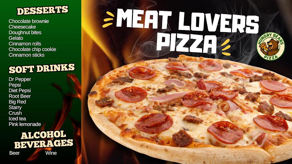 Hungry Bears Pizza Menu image 3